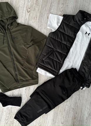 Комплект 6 в 1, демисезонный спортивный костюм under armour1 фото