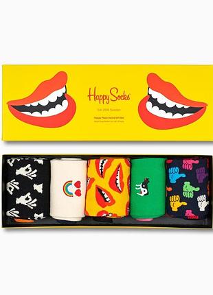 Очень крутой набор носков happy socks