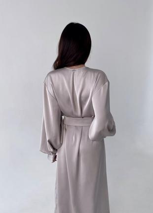 Пудровое вечернее платье «50 пуговиц»