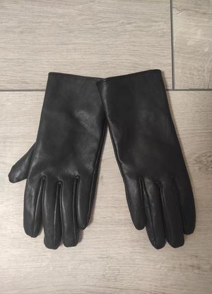 Оригінальні натуральні рукавички з натуральної матової шкіри3 фото