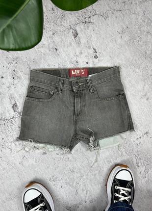 Джинсовые шорты levi’s1 фото