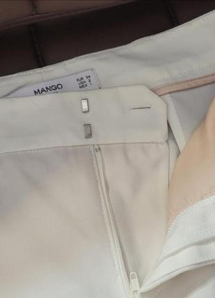 Классические белые брюки mango4 фото