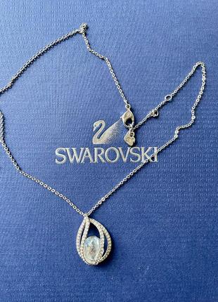 Кулон и цепочка swarovski