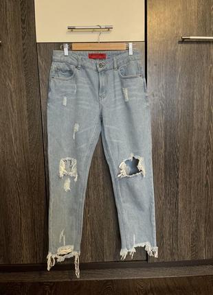 Рвані джинси authentic denim1 фото