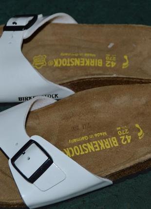 Шльопки шльопанці birkenstock оригінал кожа розміри 41 42 43, шлепки3 фото