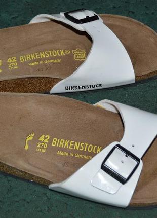 Шльопки шльопанці birkenstock оригінал кожа розміри 41 42 43, шлепки6 фото