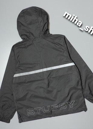 Новая ветровка анорак stussy с рефлективными элементами оригинал8 фото