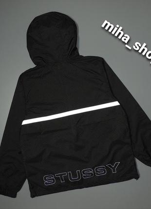 Новая ветровка анорак stussy с рефлективными элементами оригинал9 фото