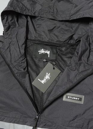 Новая ветровка анорак stussy с рефлективными элементами оригинал5 фото