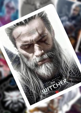 Наклейки стикери відьмак the witcher ezei водостійкі 50 шт.