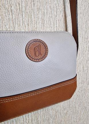 Стильная сумочка из натуральной кожи ben de lisi, оригинал4 фото