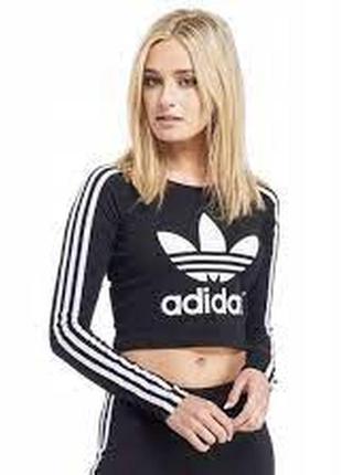 Укороченый лонгслив adidas