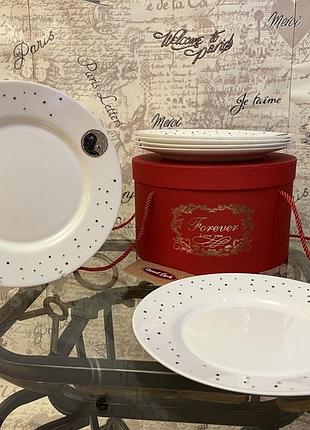 Набір тарілок 6 штук luminarc  ручної роботи