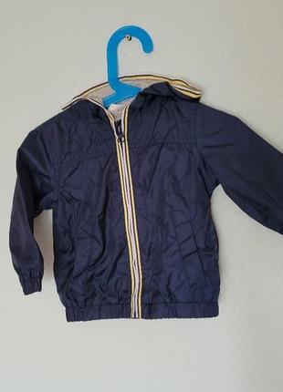 Базовая легкая куртка ветровка f&f 6-12 мес