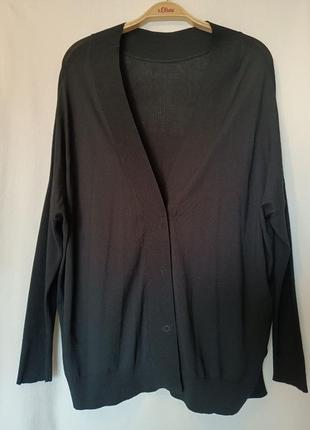 Kathleen madden стильна чорна кофта  модель оверсайз р.l