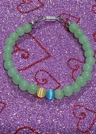 Браслет- нефрит 17 см.