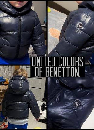 Куртка пуффер стильна united colors of benetton