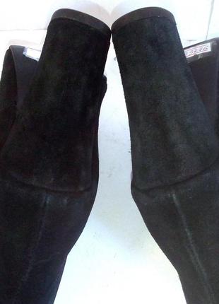 🥾 стильные замшевые демисезонные ботинки челси на каблуке от esmara, р.37 код b37767 фото