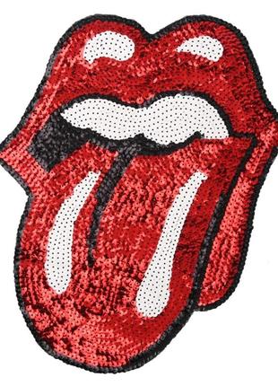Нашивка rolling stones великого формату на одях