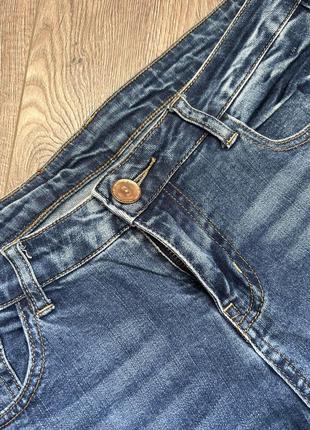 Синие джинсы скинни бренд amisu4 фото