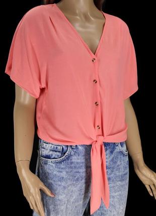 Новая брендовая блузка "warehouse" на завязках. размер uk12/eur40.