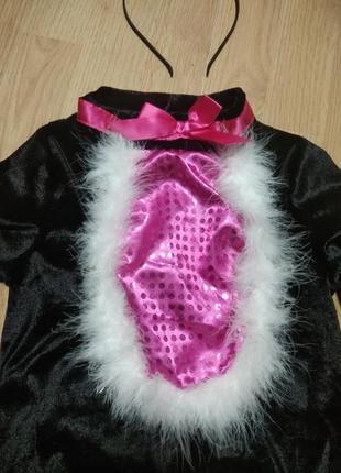 Костюм карнавальный кошка черно розовая пантера5 фото