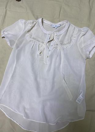 Блузка рубашка блуза прозора на зав‘язці3 фото