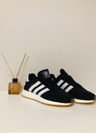 Кроссовки adidas iniki runner black white gum