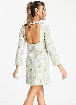 Сукня open back jacquard mini dress /34 5