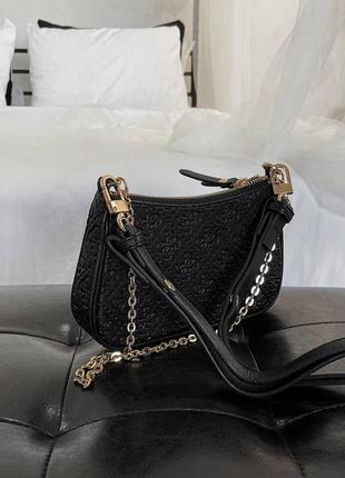 Сумка guess mini bag black10 фото