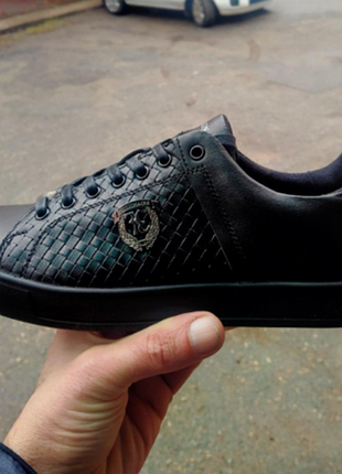 Натуральні шкіряні кеди кросівки туфлі для чоловіків натуральные кожаные кроссовки кеды туфли  натур