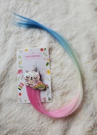 Детские заколки детская заколка шпильки кот с волосами украшение для волос приколка1 фото
