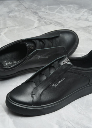 Натуральні шкіряні кеди кросівки туфлі для чоловіків натуральные кожаные кроссовки кеды туфли  натур5 фото