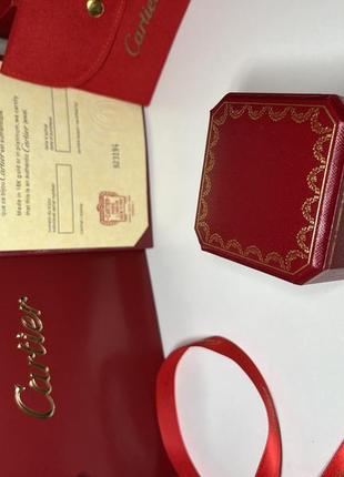 Коробочка cartier для кольца ювелірний футляр картье3 фото