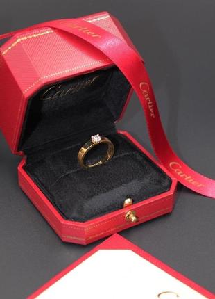 Коробочка cartier для кольца ювелірний футляр картье