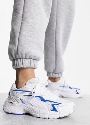 Белые кроссовки puma teveris nitro1 фото