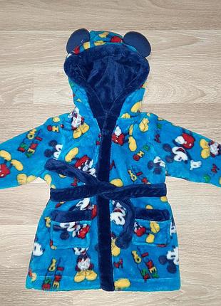 Халат тёплый микки маус от disney