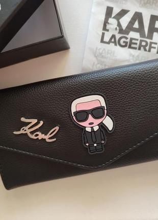 Кошелек женский черный из экокожи турочичья портмоне турция кошелек в стиле karl...