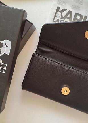 Кошелек женский черный из экокожи турочичья портмоне турция кошелек в стиле karl...