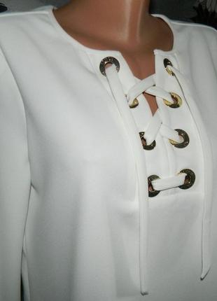 Vince camuto блуза белая нарядная оригинал сша м 12 464 фото