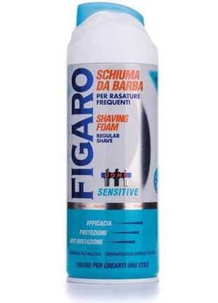 Мужская пена для бритья figaro sensitive 400ml1 фото