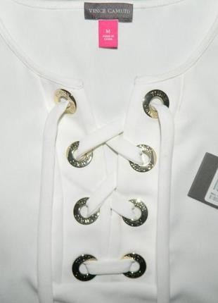 Vince camuto блуза белая нарядная оригинал сша м 12 466 фото