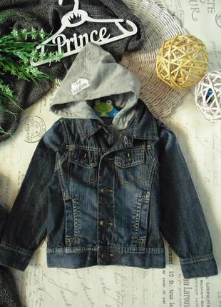 Моднячая джинсовая куртка пиджак rebel.мега выбор обуви и одежды!2 фото