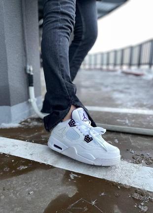 Женские кроссовки AIR Slip JORDAN retro 4 metallic purple / smb