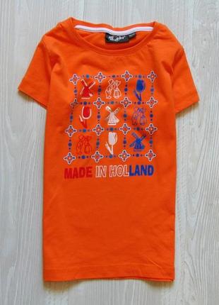 Яскрава футболка для дівчинки. ai girl. розмір 5-6 років