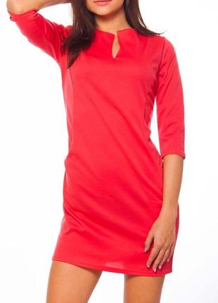 Платье капля красный