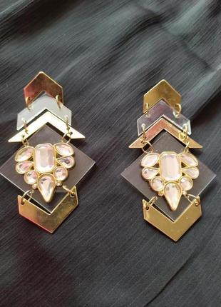 Сережки золото