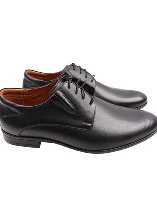Туфлі чоловічі giorgio чорні натуральна шкіра
