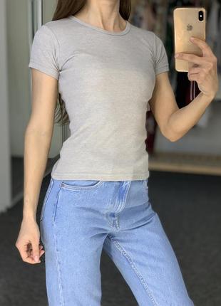 Базова сіра футболка primark 32-34