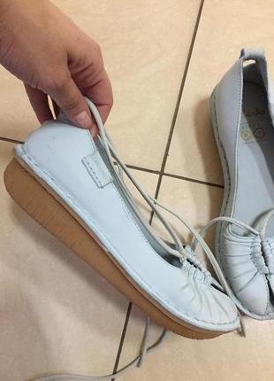 Кожаные сандали босоножки clarks